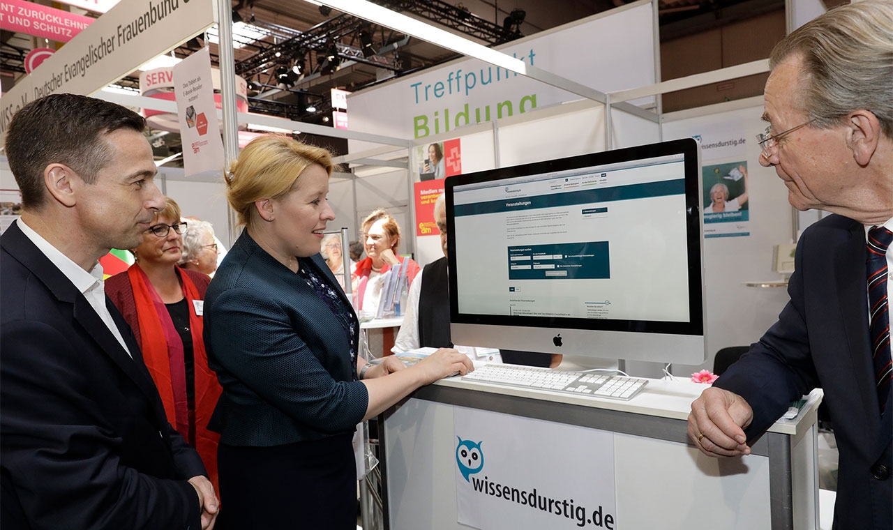 Franziska Giffey auf dem Deutschen Seniorentag 2018