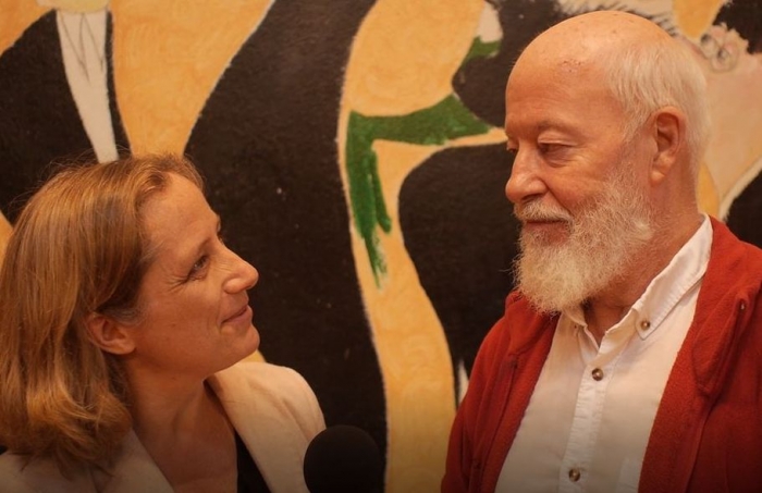 Bill Mockridge im Gespräch mit Nicola Röhricht