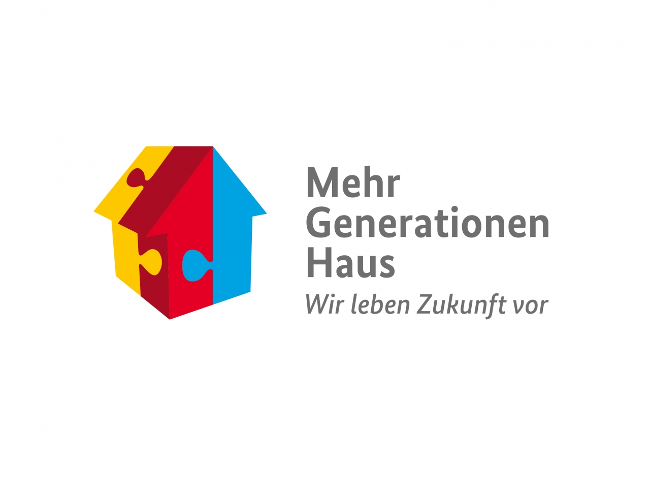 Logo Mehrgenerationenhaus mit dem Slogan Wir leben Zukunft vor