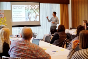 Blick in den Raum von Forum 1